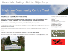 Tablet Screenshot of highnamcc.org.uk